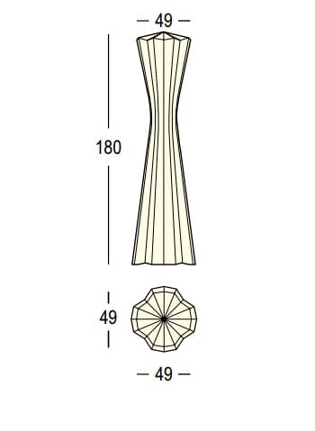 Напольная лампа из полиэтилена PLUST ARCH-00053896 - Вид №4