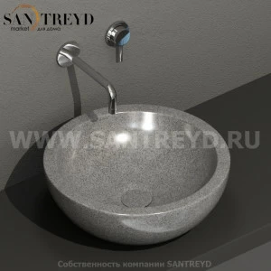SC042PG Накладная раковина на столешницу  круглая Ceramica Globo