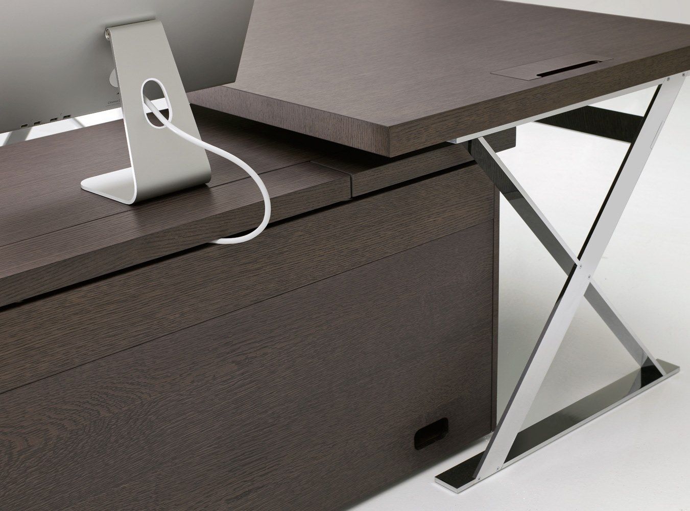 Овальный стол из стали и дерева B&B Italia Project AC Executive ARCH-00080957 - Вид №8