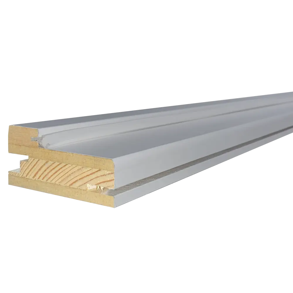 Дверная коробка Твинвуд 2100x74x34 мм с уплотнителем эмаль цвет серый (комплект 2.5 шт.) BELWOODDOORS STLM-2024517