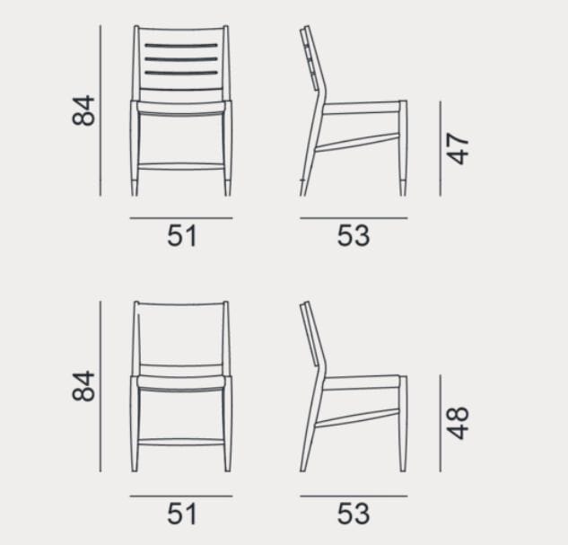 ТИК мягкий садовый стул Gervasoni Gervasoni Outdoor ARCH-00061840 - Вид №4