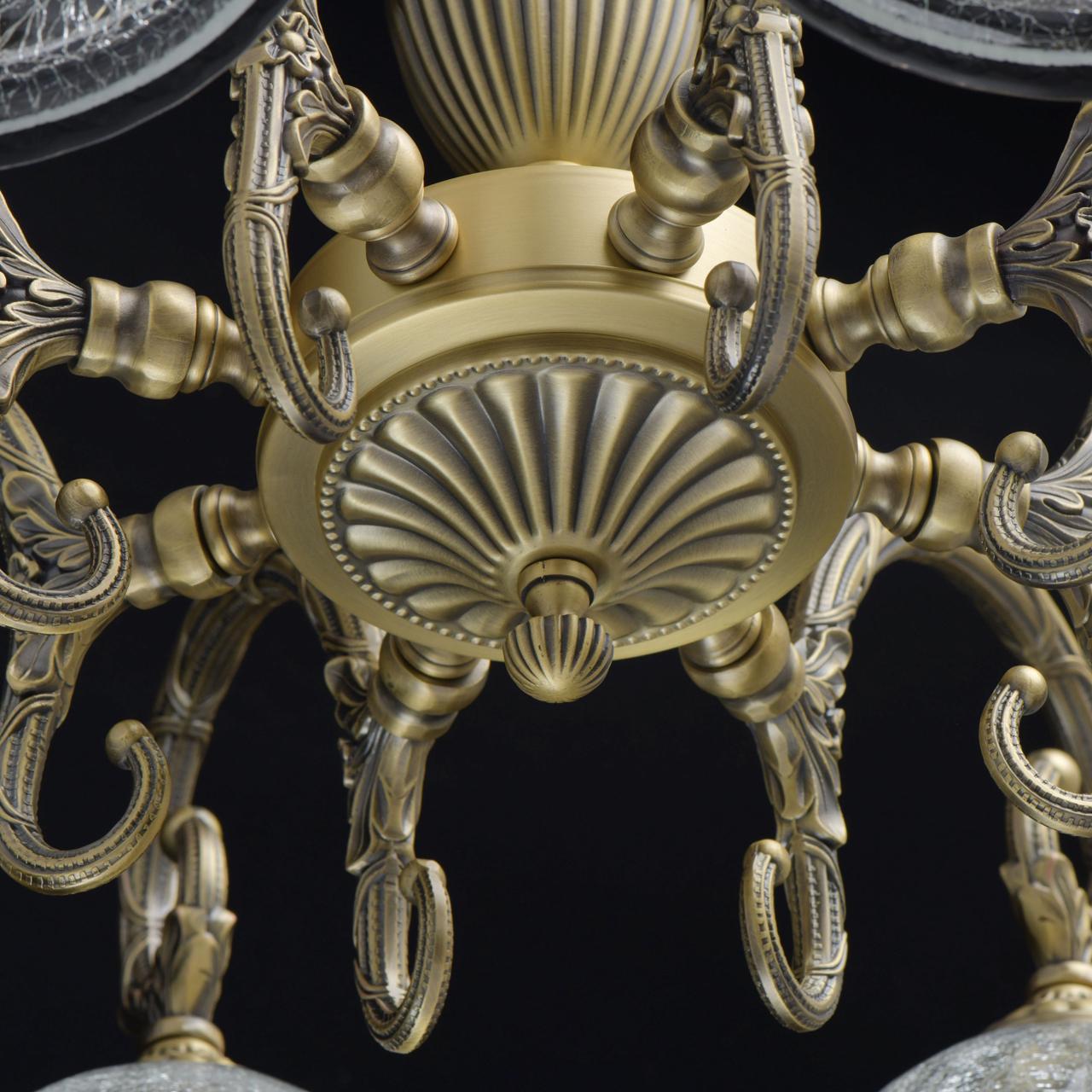 Потолочная люстра MW-Light Аманда 481013608 MW-LIGHT ДИЗАЙНЕРСКИЕ, АМАНДА 279179 Бронза  - Вид №1