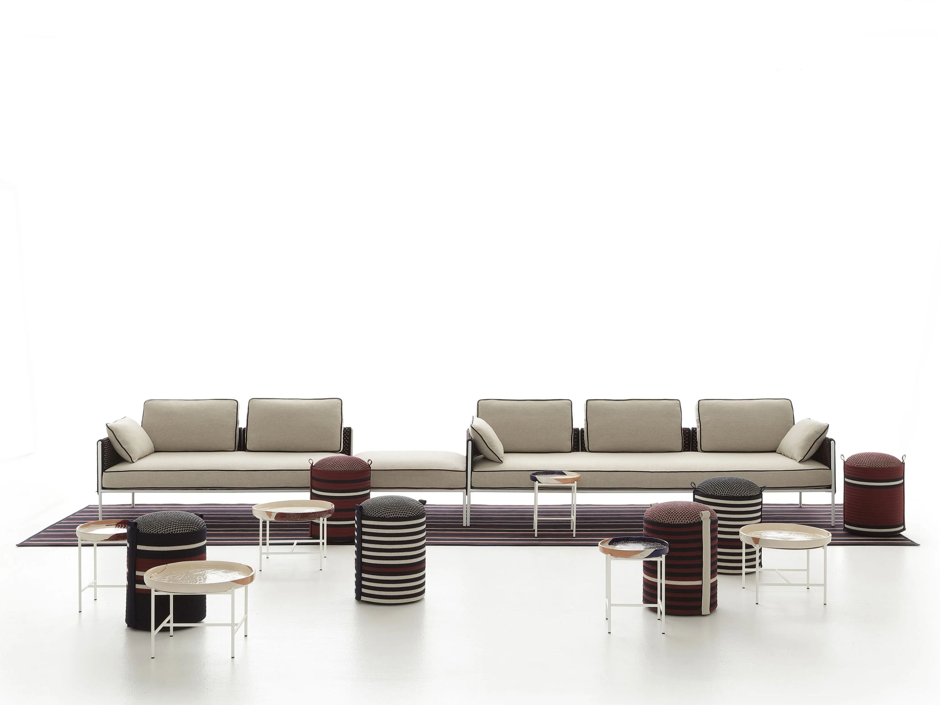 Ручная швейная наружная цилиндрическая пуфик Nodo Italia Antonio Marras + Nodo Italia ARCH-00069396 - Вид №14