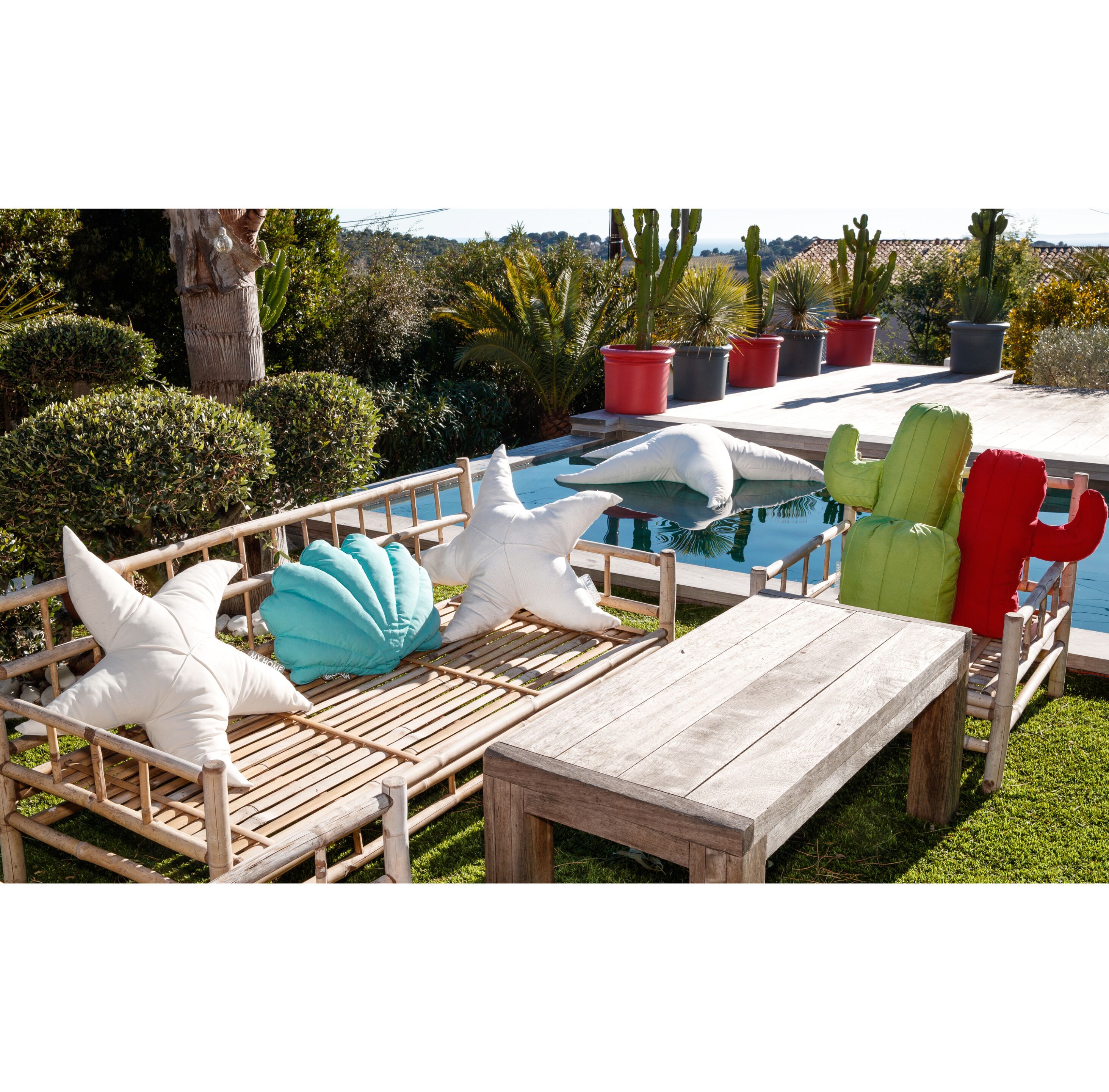 Напольная подушка ткани MX HOME Pampelonne ARCH-00049964 - Вид №5