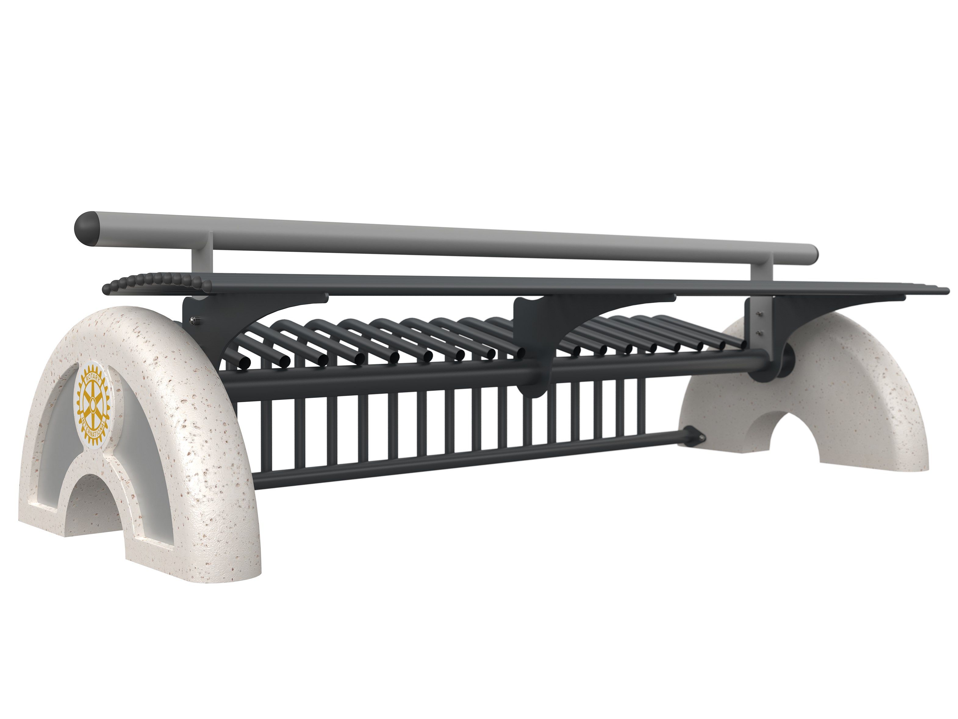 Стальная скамья / стойка для велосипедов Lazzari Arco ARCH-00144883