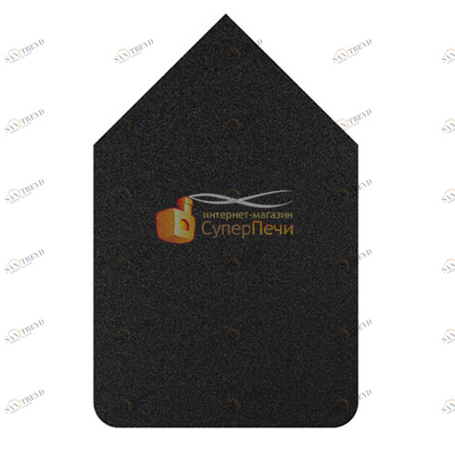 Grillux Лист угловой 1095х700 черный 4996