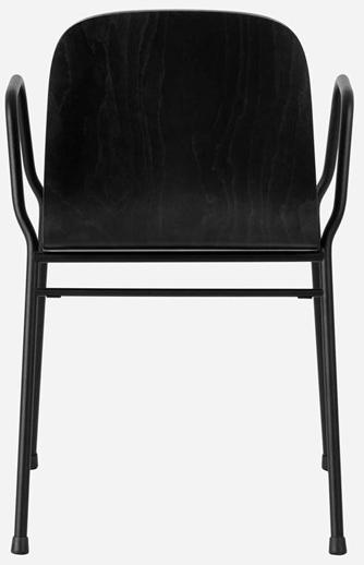 Hem Штабелируемый стул из стали и дерева с подлокотниками Touchwood sun-id-1466868 - Вид №3