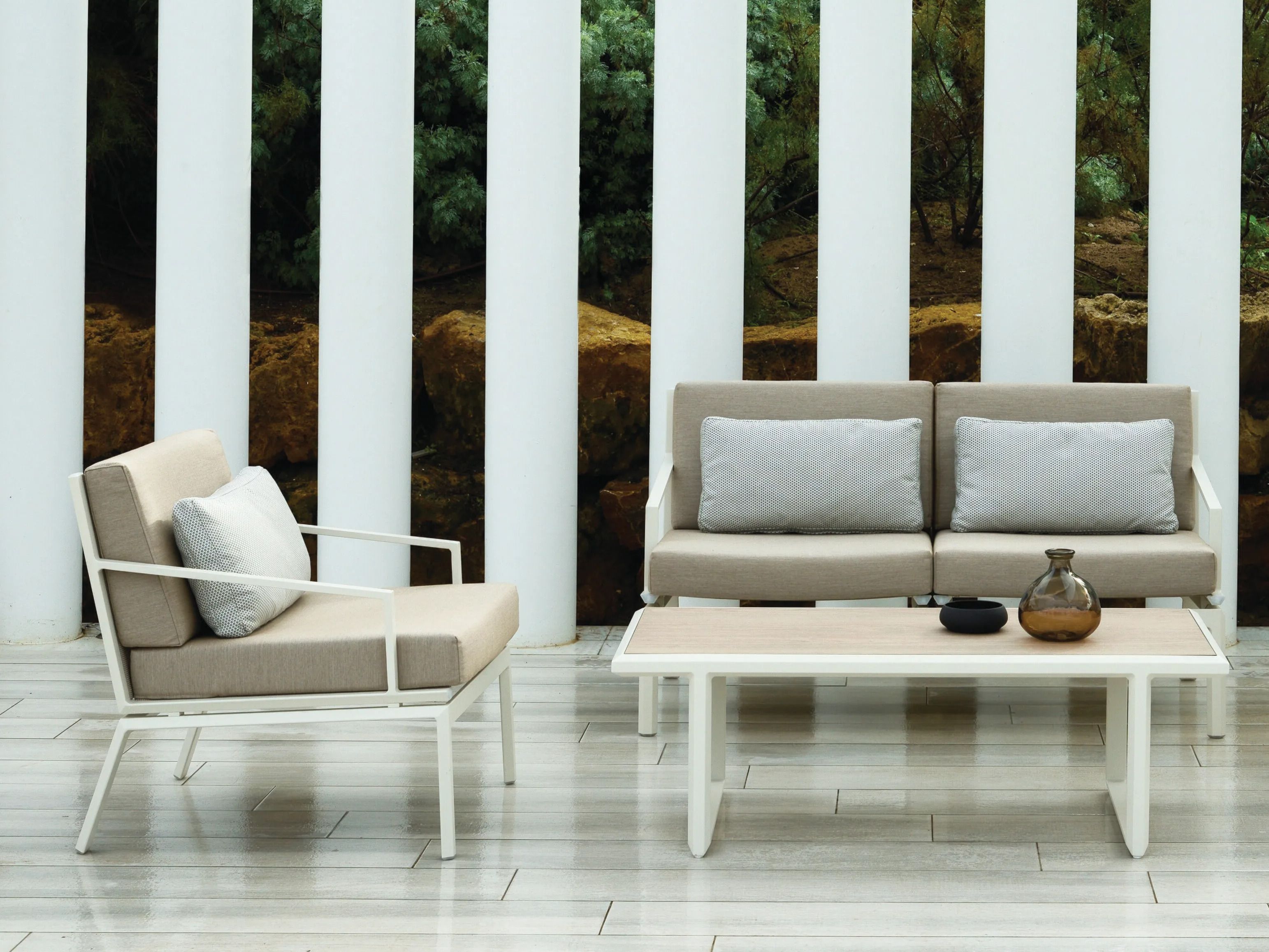 Алюминиевый садовый стул с подлокотниками 10Deka сейчас ARCH-00143532 - Вид №1