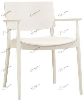 Andreu World Деревянный стул со встроенной подушкой Happy So0378