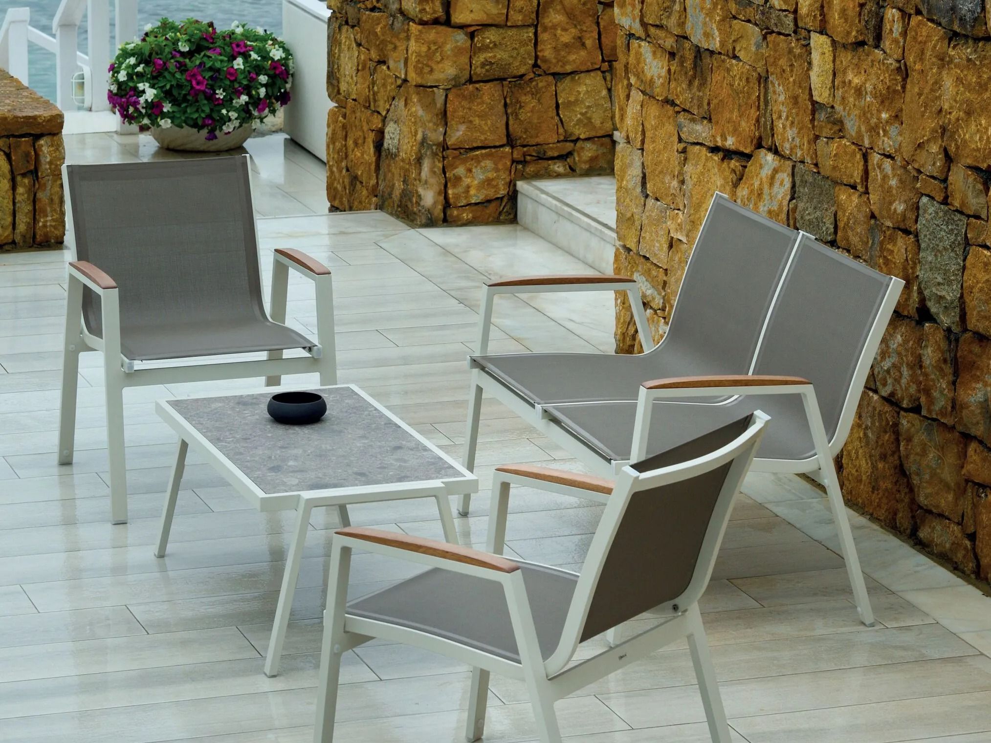 2-местный алюминиевый садовый диван 10Deka ARCH-00131762 - Вид №2