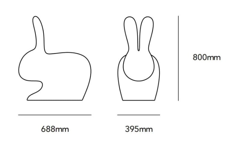 Полиэтиленовый садовый стул In Stock Qeeboo ARCH-00003819