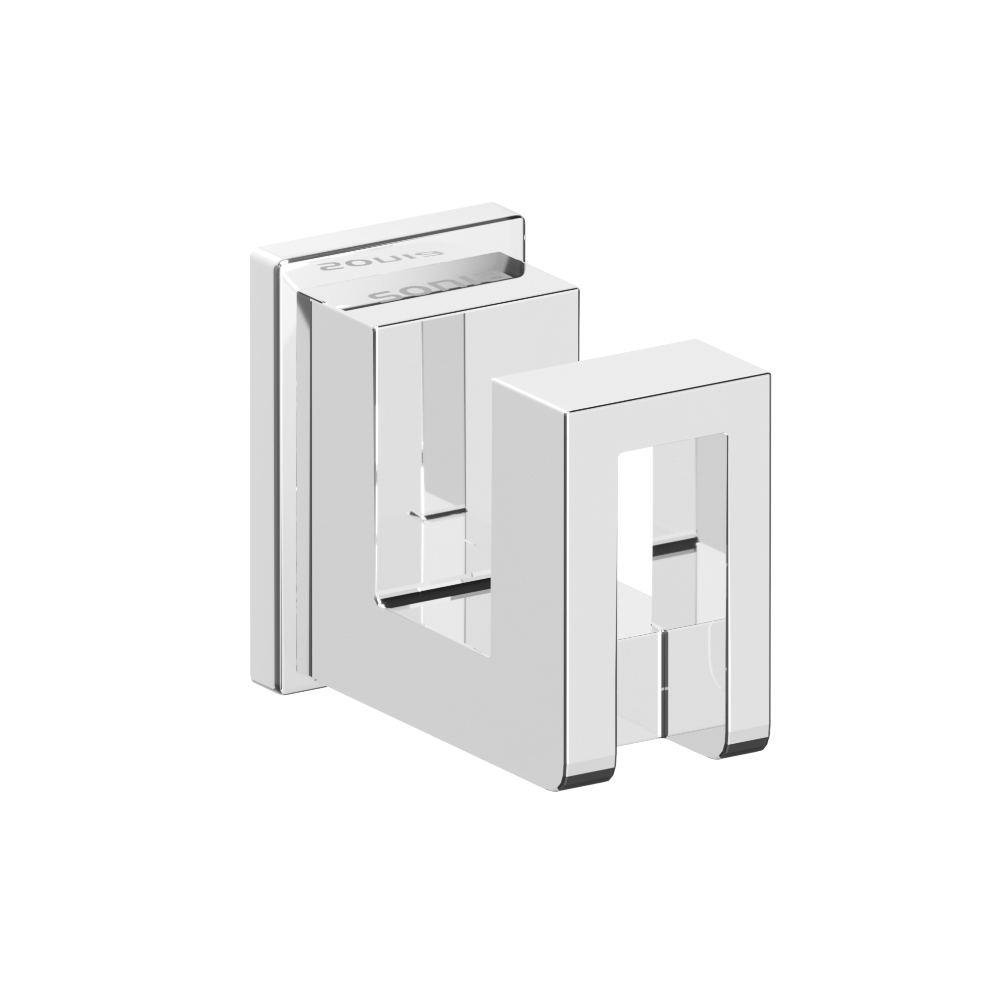 118984 Крючок 4 см цвет Хромированный Sonia S-CUBE Испания