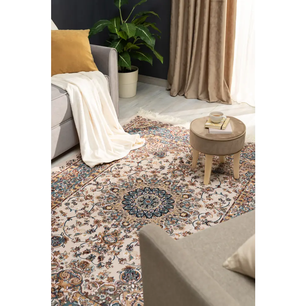 Ковер полипропилен Шахреза D206KМ 240x330 см цвет кремовый 82172985 STLM-2031487 MERINOS  - Вид №5