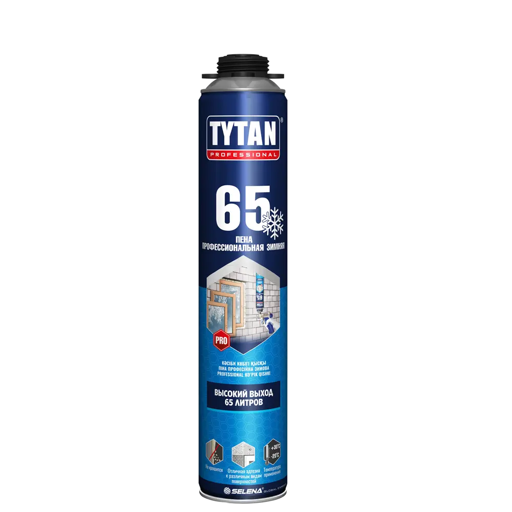 Пена монтажная пистолетная Tytan 65 зимняя 750 мл 85544064 STLM-2103290 