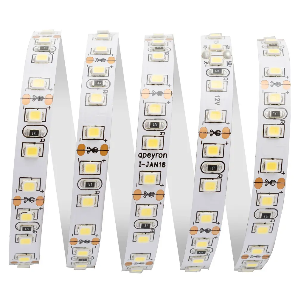 Светодиодная лента SMD 3528 120 диод/9.6 Вт/м 12 В 8 мм IP20 тёплый белый свет 82602873 STLM-2164429 APEYRON  - Вид №7