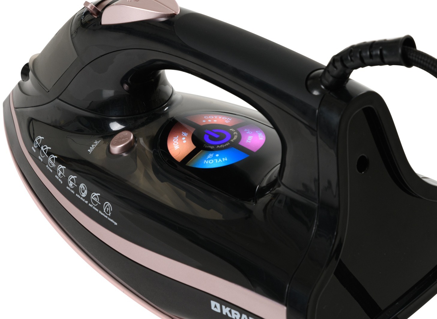 9076997 Утюг Kraft KF-CI2801AE черный STDN-0050756 - Вид №10