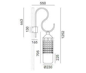 Железный и стеклянный светодиодный уличный фонарь для сада
