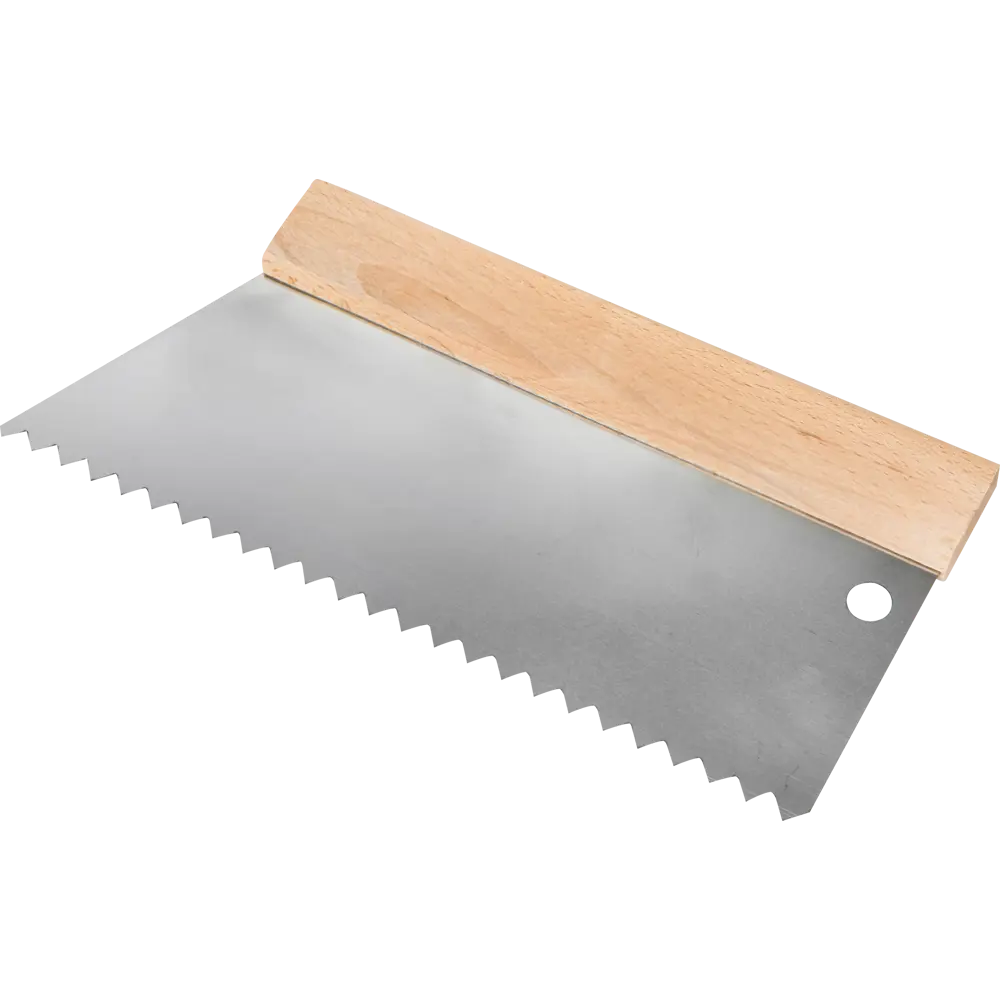 Шпатель зубчатый DOMINUS 250 мм для клеевых составов 81952431 STLM-0014871