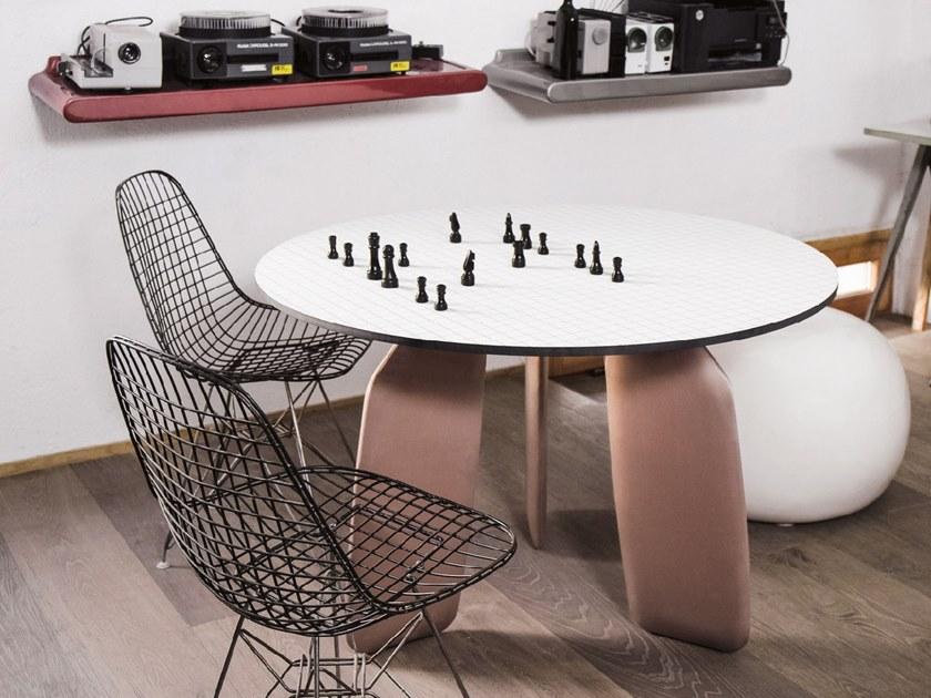 DANTE - Goods And Bads Круглый овальный стол из ламината Bavaresk sun-id-1452522 - Вид №1