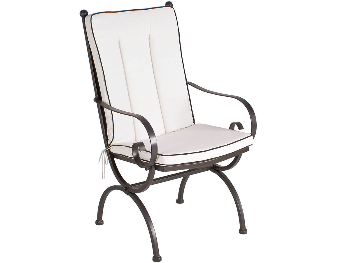 10.00.0506 Кресло Romeo Elegance Marone Antik Подушка сиденья / спинки uni natural w. Black. Трубопровод Mbm