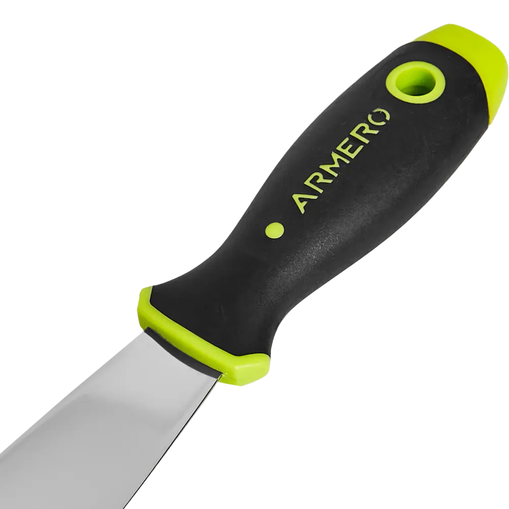 Шпатель малярный жесткий Armero A204/040 40 мм, нержавеющая сталь STLM-2022876 - Вид №1