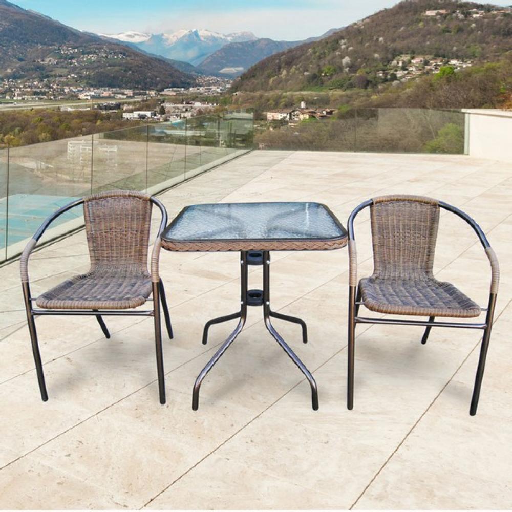 TLH-037AR3/060SR-60х60 Cappuccino 2Pcs Комплект мебели Асоль-2A TLH-037AR3/060SR-60х60 Cappuccino (2+1) Afina 