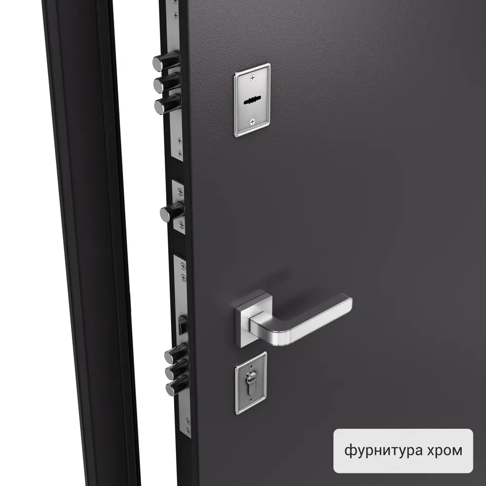 Дверь металлическая Гросс Техно, 860 мм, правая, цвет дуб серебристый 82128381 STLM-2061681 TOREX  - Вид №2