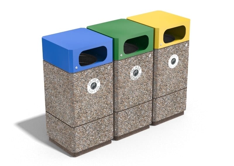 Наружные бетонные стойки для мусора для утилизации отходов ENCHO ENCHEV - ETE 215/216R ARCH-00137152 - Вид №9