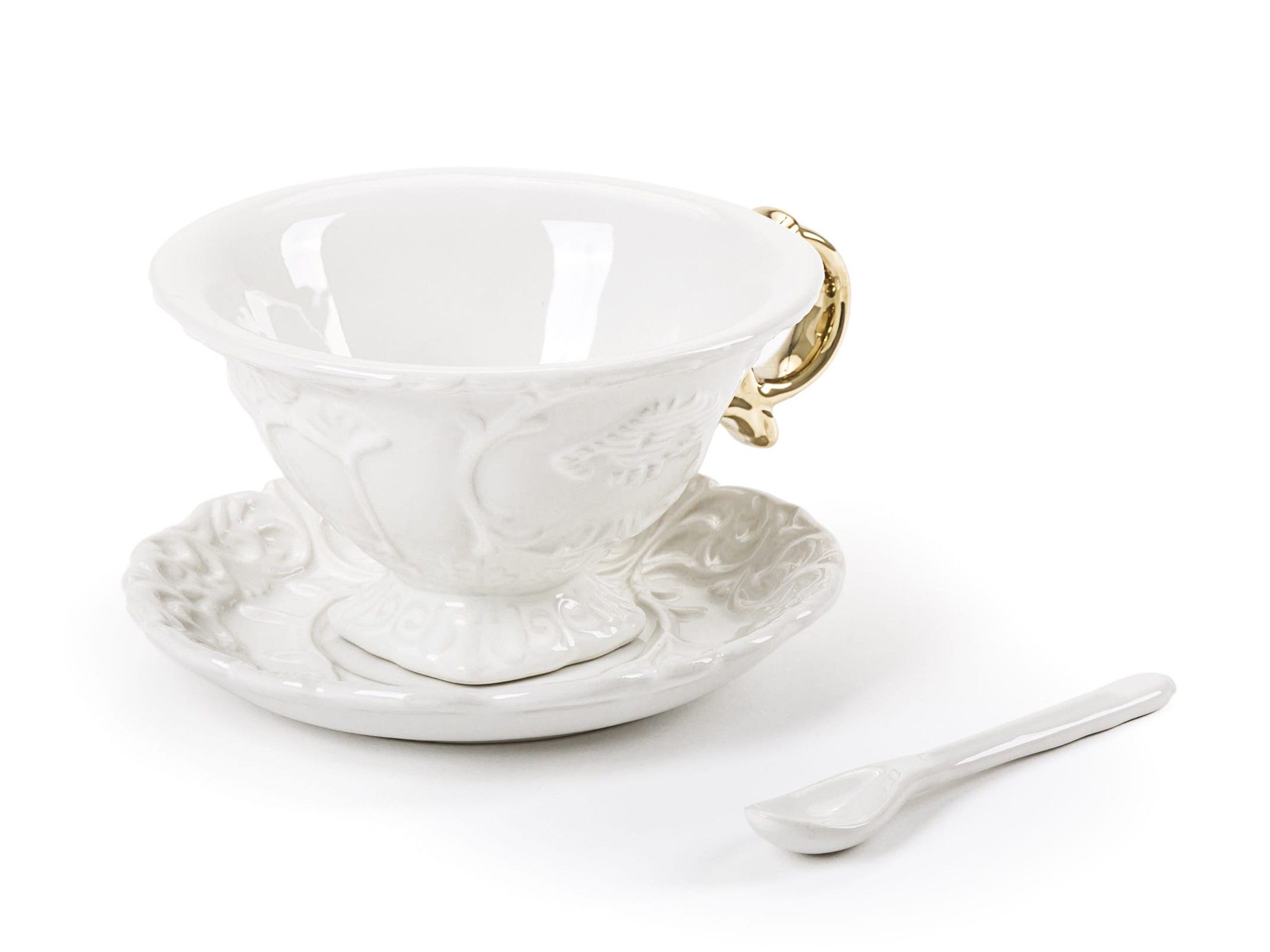 Фарфоровая чашка с блюдцем Seletti I-Wares ARCH-00096261 - Вид №1