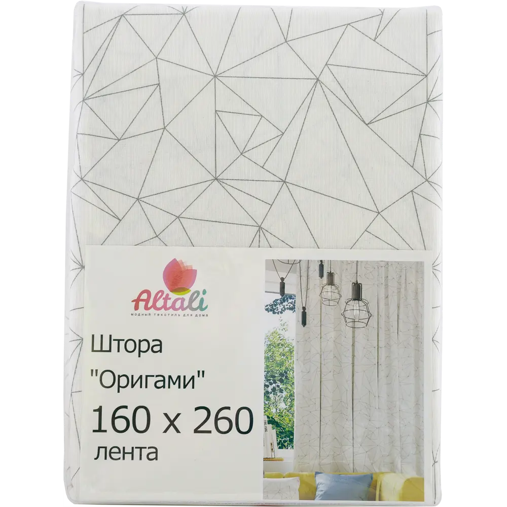 Штора на ленте «Оригами», 160х260 см, цвет белый 81996929 STLM-2089774 Altali  - Вид №5