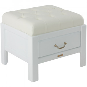 11099 Банкетка Лотос 4 Молочный BOGACHO