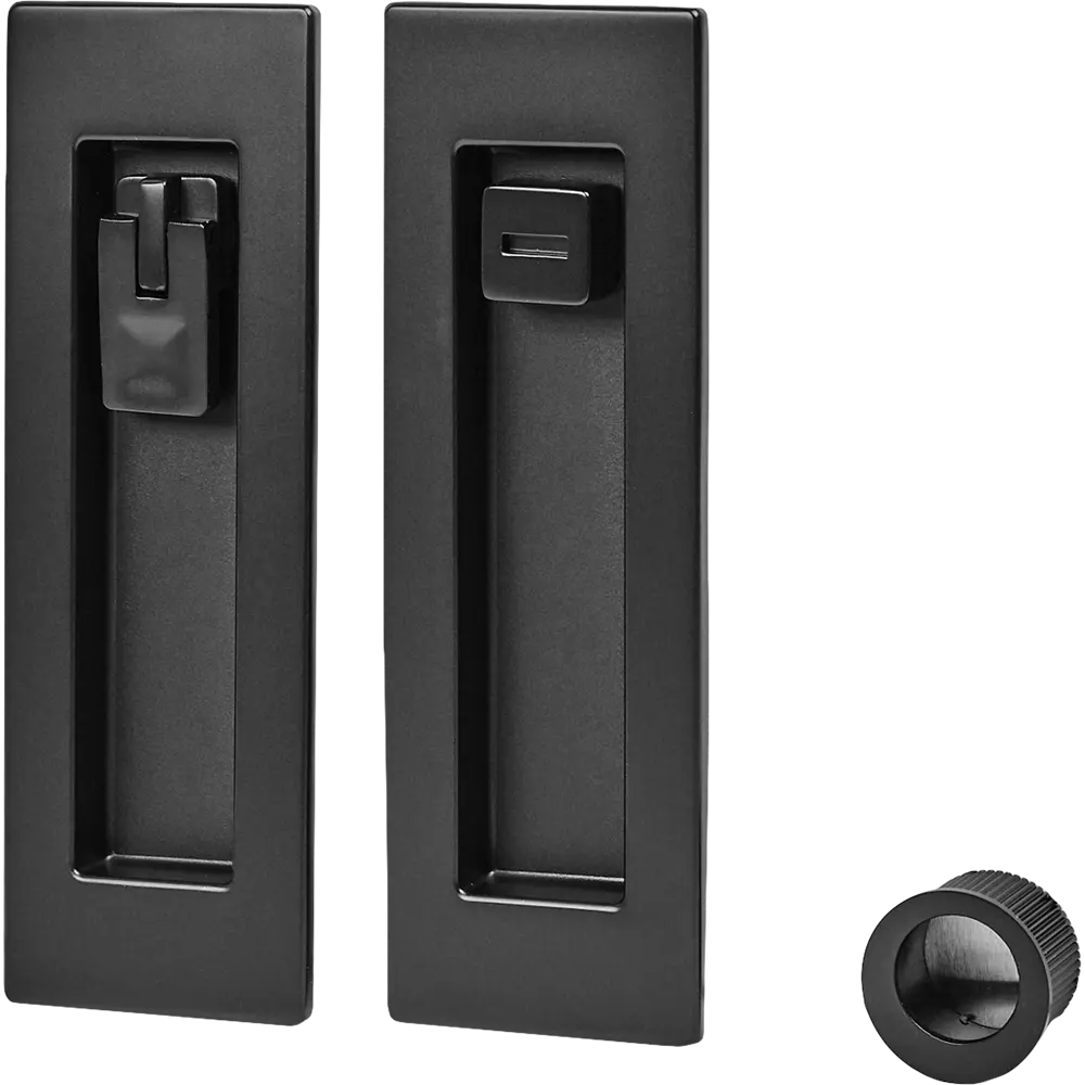 Ручка для раздвижной двери с механизмом Armadillo SH011 Urb цвет чёрный 84494206 STLM-2161552 