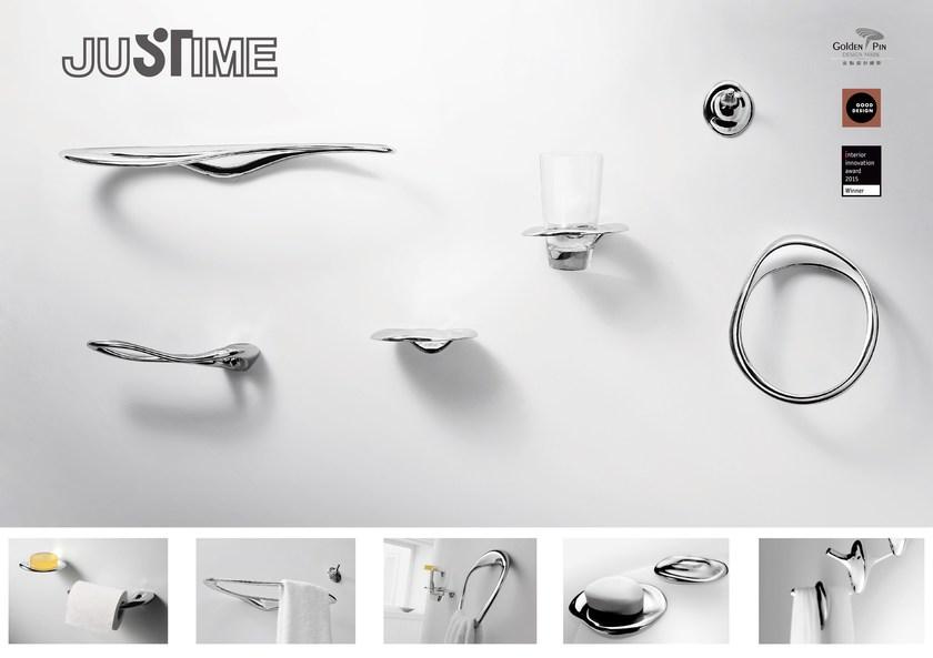 JUSTIME Настенный держатель для зубных щеток из хромированной латуни Ether 6781-30-80cp - Вид №1