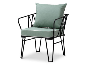 Тканевый садовый стул с подлокотниками