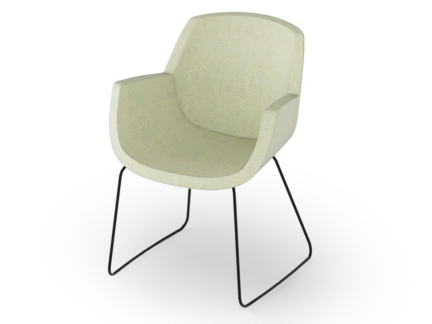 Стул для салазок из ткани SCHNEEWEISS interior lounge ARCH-00096183 - Вид №1