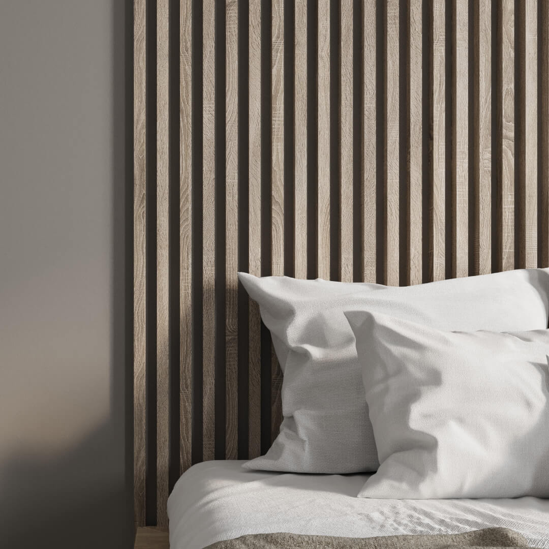 Интерьерная рейка МДФ STELLA Милана Дуб Винтаж 20*30*2700 (уп.8 шт.) Standart STSR-827 - Вид №1