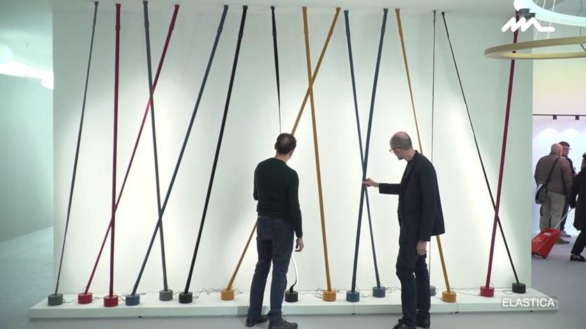 Martinelli Luce Регулируемый по высоте светодиодный торшер из ткани  2301/az  - Вид №5