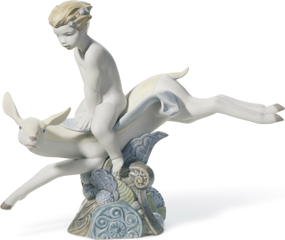 10669189 LLADRO Фигурка Lladro "Естественная свобода" 37х30см Фарфор Lladró 