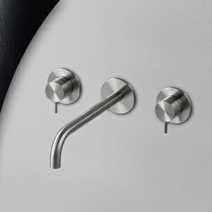 Смеситель для раковины сталь матовая Toki Radomonte TKI29S