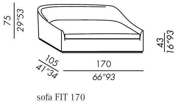 Meridiani 3-х местный тканевый диван со съемным чехлом Lenny fit sun-id-1457490 - Вид №4