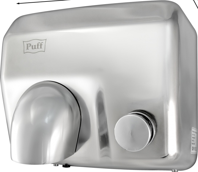 1401.302 Сушилка для рук высокоскоростная антивандальная 8844 PUFF  - Вид №8