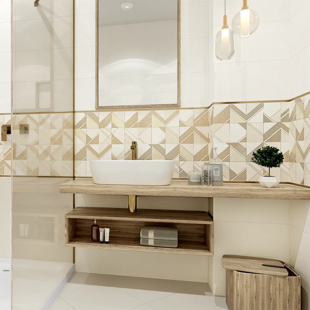 Керамогранит Veronica Beige 41х41 см 1.85 м² цвет бежевый Santreyd STLM-2189813 - Вид №4
