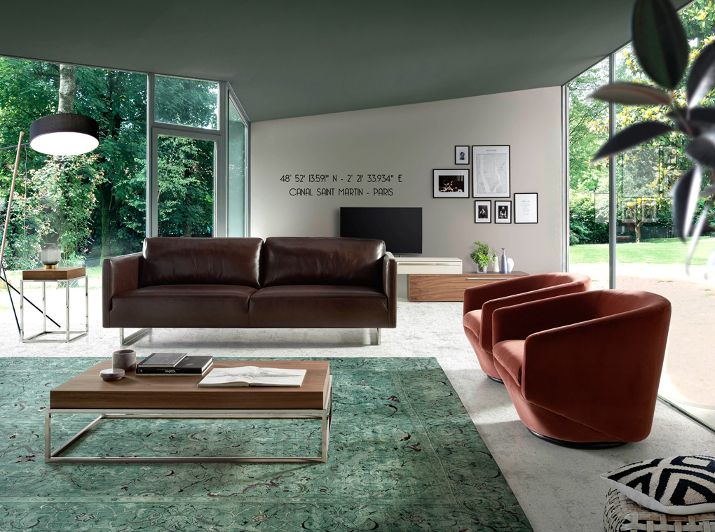 072678 Диван трехместный -3P Angel Cerda KF1038  - Вид №4