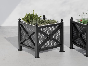 Перфорированная плантатор из листового металла