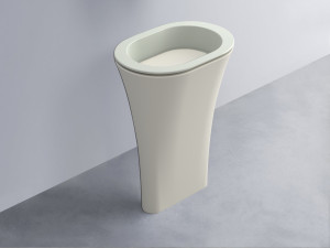 AMLA65-PM+AMPILO-TL+AMCOLO-TL Раковина Amedeo Ovale отдельностоящая cielo Enjoy + Amedeo