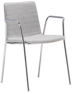 Andreu World Стул из полимера штабелируемый с подлокотниками Flex high back So1610 - Вид №2