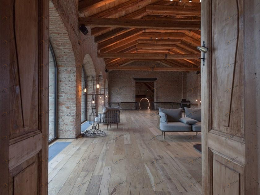 DELBASSO Parquet 3-х слойный паркет под античный дуб Bottega sun-id-1357735