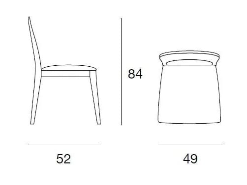 Стул из массива дерева Pacini & Cappellini Gaya ARCH-00052881 - Вид №2