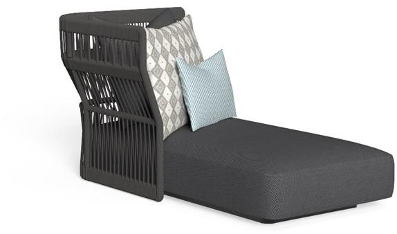 Talenti Модульный садовый диван из ткани и веревки Cliff sun-id-1425103 - Вид №6