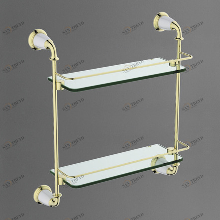 Двойная стеклянная полка ART&MAX BIANCHI AM-E-2611-D-Do